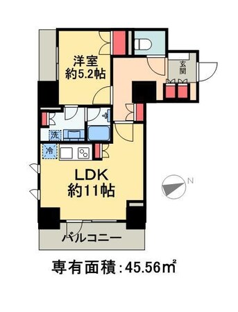 パークハビオ八丁堀の物件間取画像